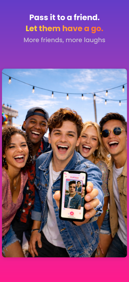 Pass it to a friend - more friends, more laughs